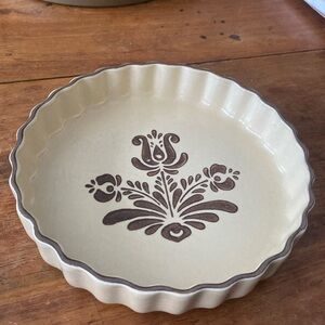 Vintage Pfaltzgraff Ceramic Quice/Tart Dish